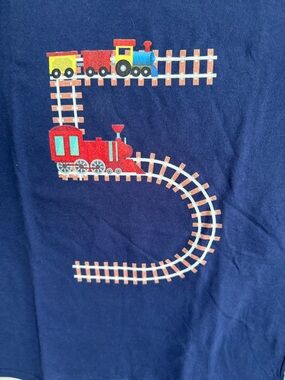Trains! 5th Birthday Shirt!